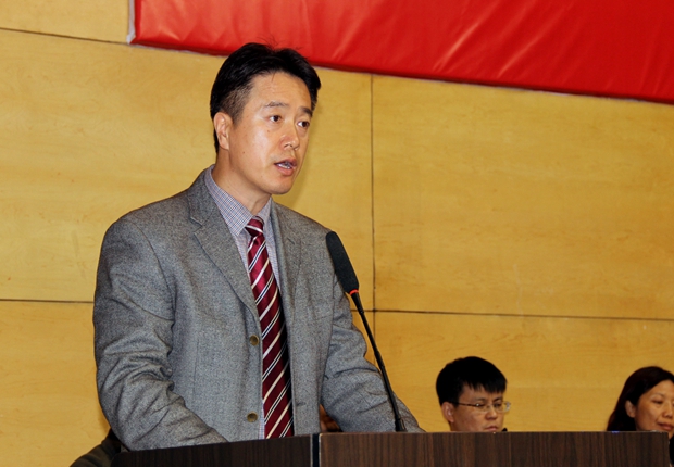 杨斌副经理讲话