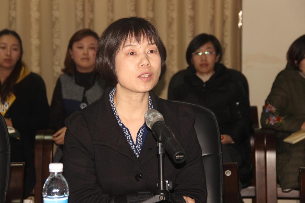 张明君副经理发言