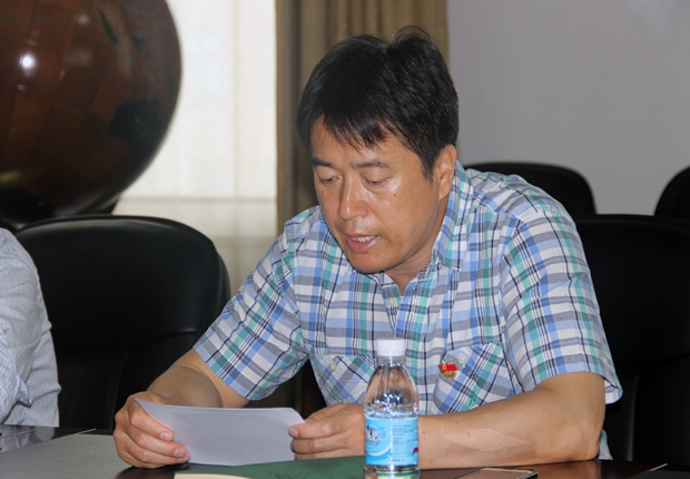 杨斌副经理发言