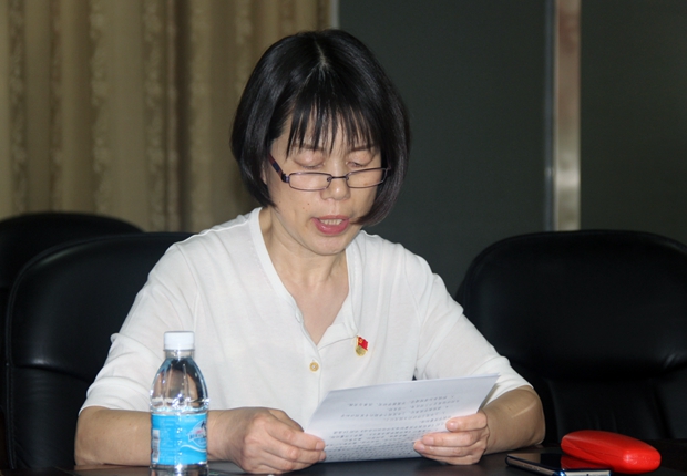 张明君副经理发言