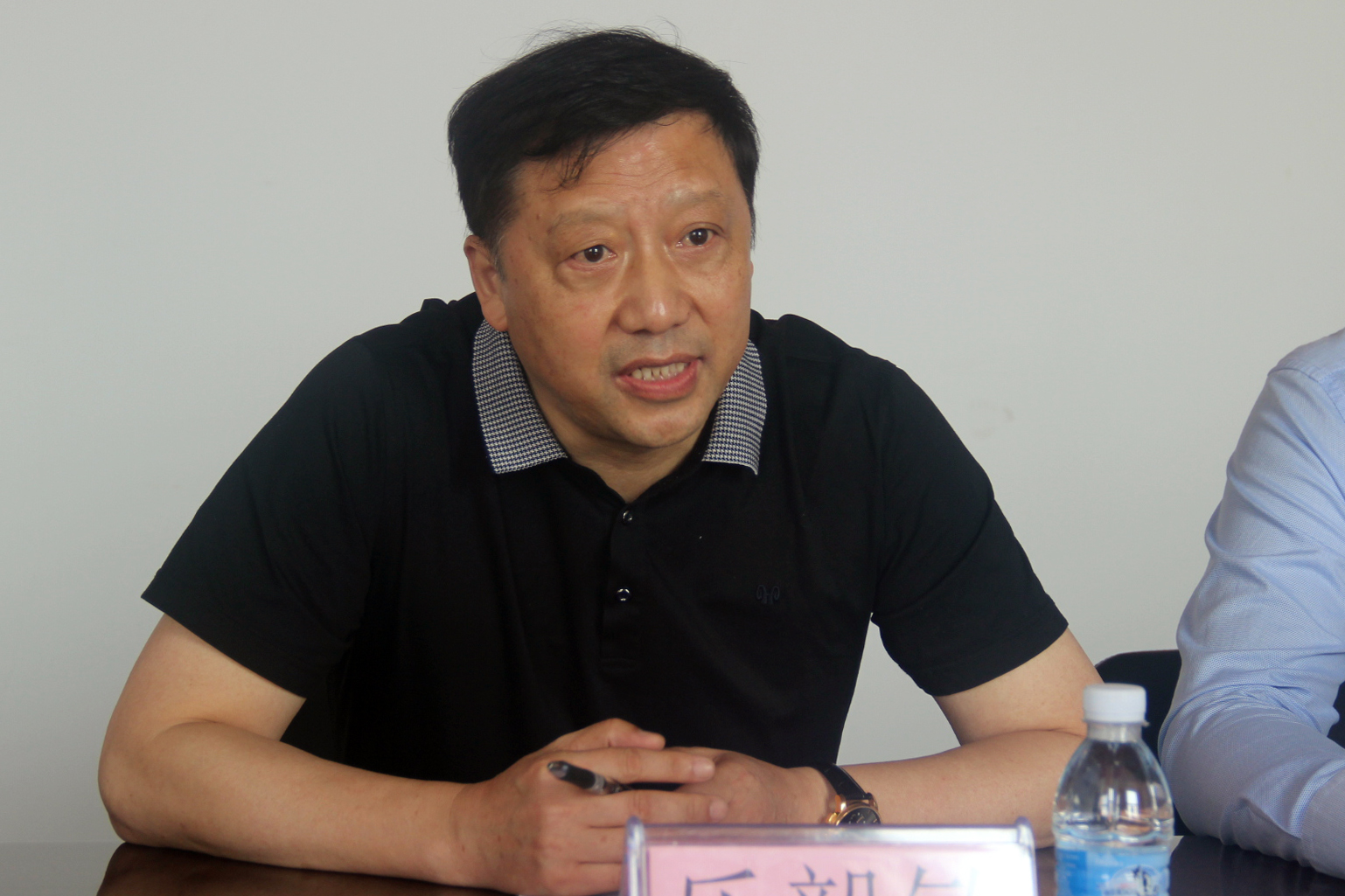 乐毅敏经理介绍此行目的